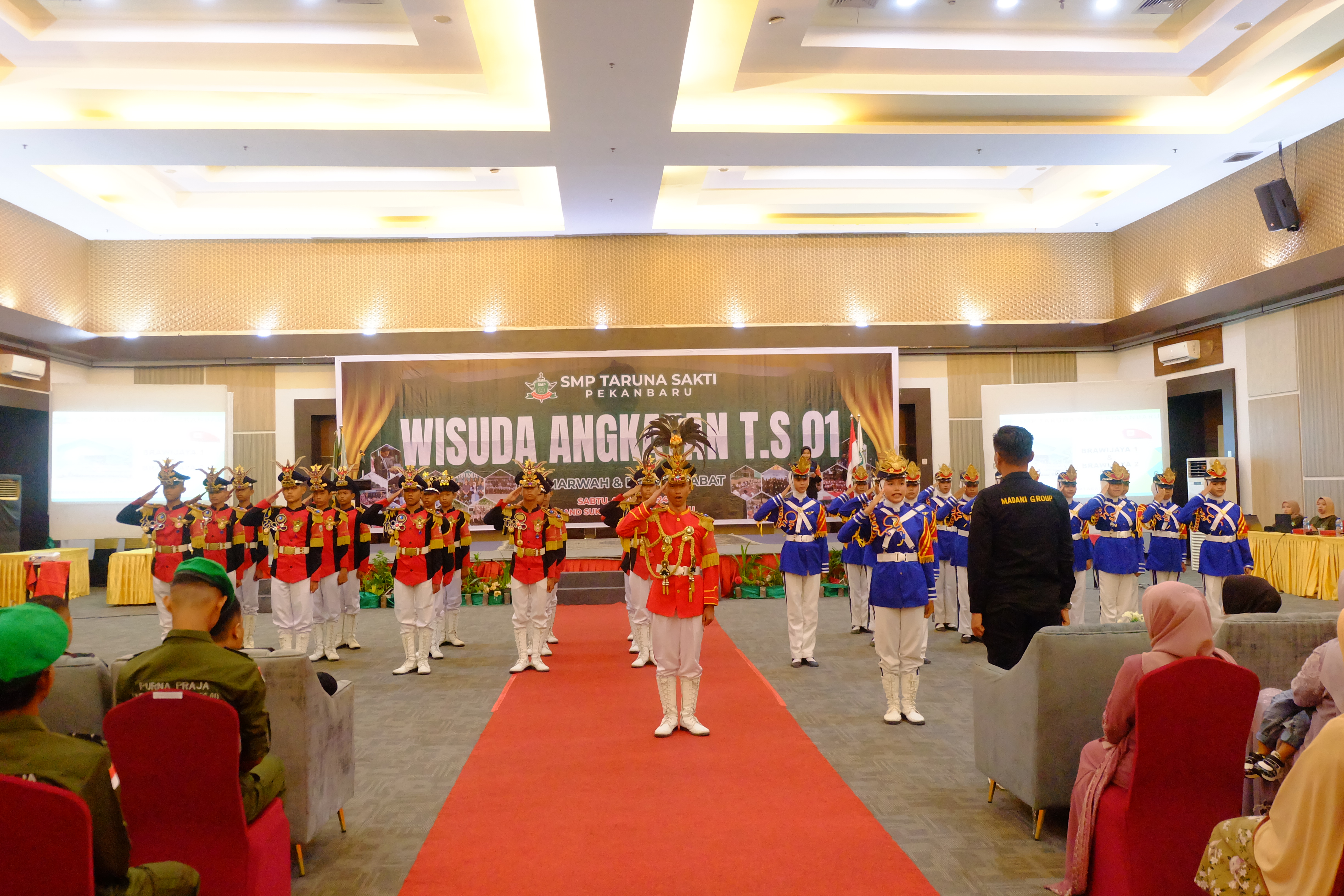 Pasukan LKBB SMP Taruna Sakti Pekanbaru